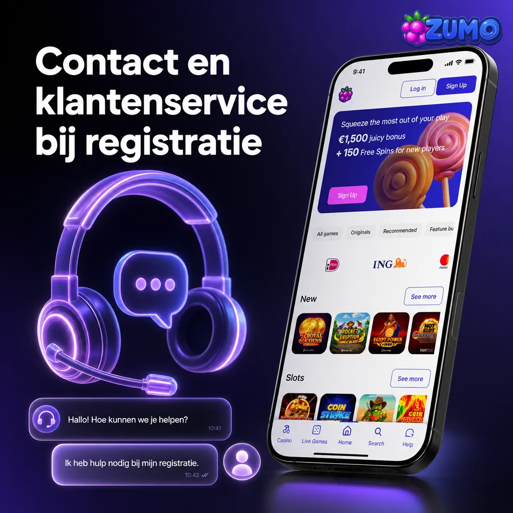 24/7 klantenservice voor registratie, login, verificatie en betaalproblemen in Nederland